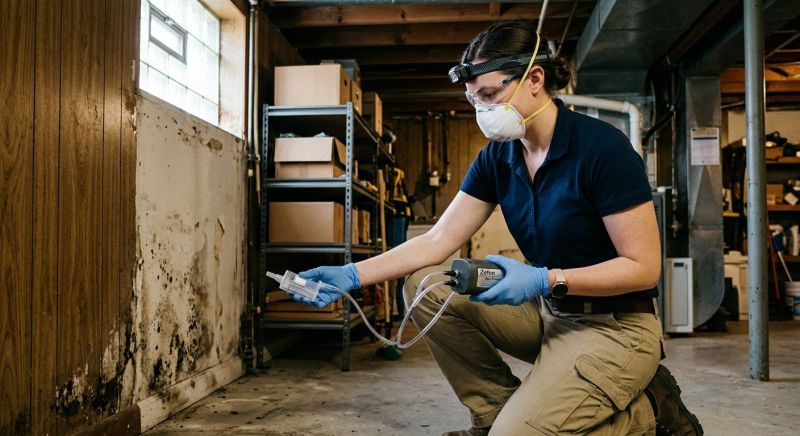 Mold Detection in Denton, TX